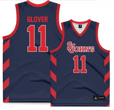 Jaiden Glover  #11 St. Johns University Vapor Patch NCAA   Navy
