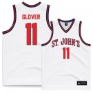 Jaiden Glover  #11 St. Johns University Vapor Patch NCAA   White