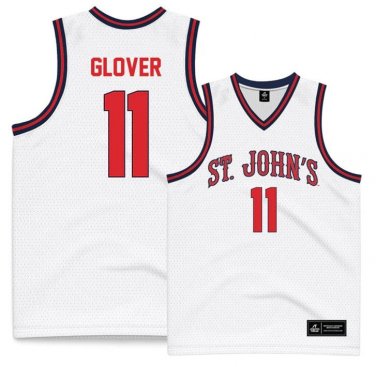 Jaiden Glover  #11 St. Johns University Vapor Patch NCAA   White