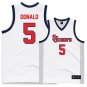 Jailah Donald  #5 St. Johns University Vapor Patch NCAA   White