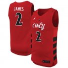 Jizzle James  #2 Cincinnati Bearcats 70s XII Patch   Crimson