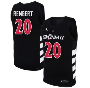 JJ Rembert  #20 Cincinnati Bearcats 70s XII Patch   Black
