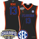 Joakim Noah  #13 Florida Gators 2025 SEC Tournament Champions Patch  Black