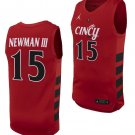 John Newman III  #15 Cincinnati Bearcats 70s XII Patch   - Crimson