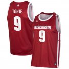 John Tonje  #9 Wisconsin Badgers College  All  Red