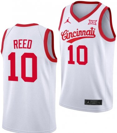 Josh Reed  #10 Cincinnati Bearcats 70s XII Patch   White