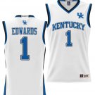 Justin Edwards  #1 Kentucky Wildcats SEC Vapor Patch College  All  White