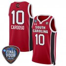 Kamilla Cardoso  #10 South Carolina Gamecocks Final Four Patch  All  Crimson