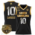Kamilla Cardoso  #10 South Carolina Gamecocks National Champions  - Black Gold