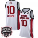 Kamilla Cardoso  #10 South Carolina Gamecocks National Champions Patch  White