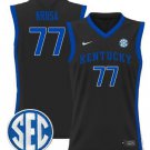 Kerr Kriisa  #77 Kentucky Wildcats SEC Vapor Patch College  All  Black