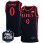 Keshad Johnson  #0 San Diego State Aztecs B1G Final Four Patch   Black
