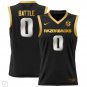 Khalif Battle  #0 Arkansas Razorbacks SEC Patch College   Black Gold