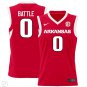 Khalif Battle  #0 Arkansas Razorbacks SEC Patch College   Scarlet