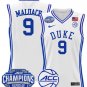 Khaman Maluach  #9 Duke Blue Devils 2025 ACC Champions Patch  All  White