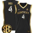 Koby Brea  #4 Kentucky Wildcats SEC Vapor Patch College  All  Black Gold