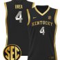 Koby Brea  #4 Kentucky Wildcats SEC Vapor Patch College  All  Black Gold