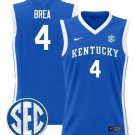 Koby Brea  #4 Kentucky Wildcats SEC Vapor Patch College  All  Royal Blue
