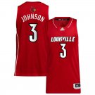 Koren Johnson  #3 Louisville Cardinals Vapor Patch College   - Red