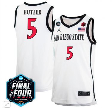 Lamont Butler  #5 San Diego State Aztecs B1G Final Four Patch   White