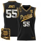 Lance Jones  #55 Purdue Boilermakers Final Four Patch   Black Gold