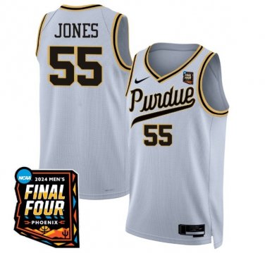 Lance Jones  #55 Purdue Boilermakers Final Four Patch   White