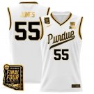 Lance Jones  #55 Purdue Boilermakers Final Four Patch   White Gold