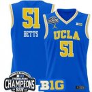 Lauren Betts  #51 UCLA Bruins 2025 Champions Patch College   Blue