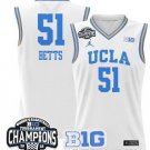 Lauren Betts  #51 UCLA Bruins 2025 Champions Patch College   White
