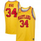 Len Bias  #34 Maryland Terrapins College   Gold