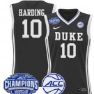 Lindsey Harding  #10 Duke Blue Devils 2025 ACC Champions Patch  All  Black
