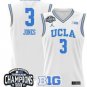 Londynn Jones  #3 UCLA Bruins 2025 Champions Patch College   White