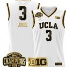 Londynn Jones  #3 UCLA Bruins 2025 Champions Patch College   White Gold