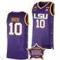 LSU Tigers National Championship SEC Patch   Purple Angel Reese  #10