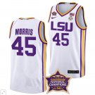 LSU Tigers National Championship SEC Patch   White Alexis Morris  #45