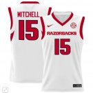 Makhi Mitchell  #15 Arkansas Razorbacks SEC Patch College   White