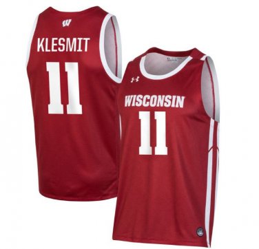 Max Klesmit  #11 Wisconsin Badgers College  All  Red