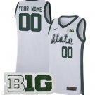 Michigan State Spartans Custom  B1G Patch College  All  White