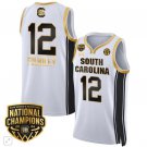 MiLaysia Fulwiley  #12 South Carolina Gamecocks National Champions  White Gold