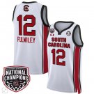MiLaysia Fulwiley  #12 South Carolina Gamecocks National Champions Patch  White