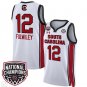 MiLaysia Fulwiley  #12 South Carolina Gamecocks National Champions Patch  White