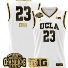 Natalie Chou  #23 UCLA Bruins 2025 Champions Patch College   White Gold