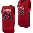 Ody Oguama  #33 Cincinnati Bearcats 70s XII Patch   - Crimson