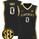 Otega Oweh  #0 Kentucky Wildcats SEC Vapor Patch College  All  Black Gold