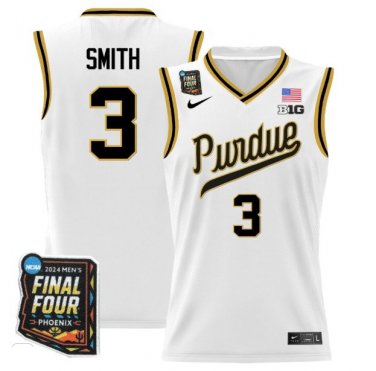 Purdue Boilermakers Braden Smith  #3 Final Four Patch   White