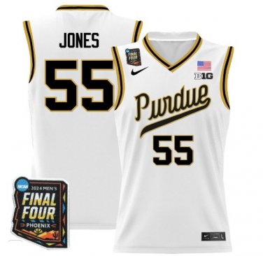 Purdue Boilermakers Lance Jones  #55 Final Four Patch   White