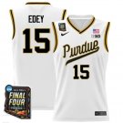 Purdue Boilermakers Zach Edey  #15 Final Four Patch   White