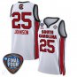 Raven Johnson  #25 South Carolina Gamecocks Final Four Patch  All  White