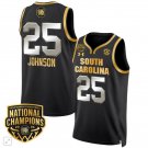 Raven Johnson  #25 South Carolina Gamecocks National Champions  Black Gold