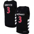Rayvon Griffith  #3 Cincinnati Bearcats 70s XII Patch   Black